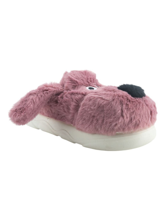 Plato Winter Women's Slippers in Pink color