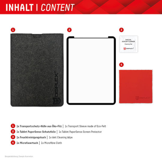 Displex Ματ Screen Protector (iPad Pro 11, iPad Air 4/5.) Μαύρο