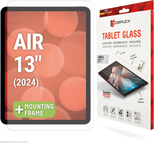 Displex Gehärtetes Glas (iPad Air 2024 13" German translation: iPad Air 2024 13")