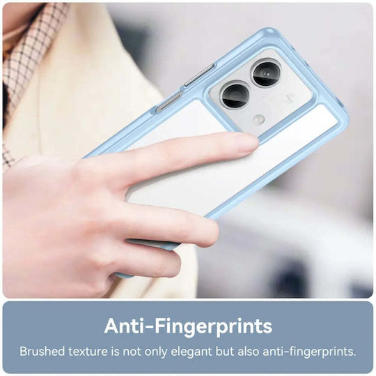 Hurtel Back Cover Plastic cu Curea Albastru (Redmi Note 13 Pro+)