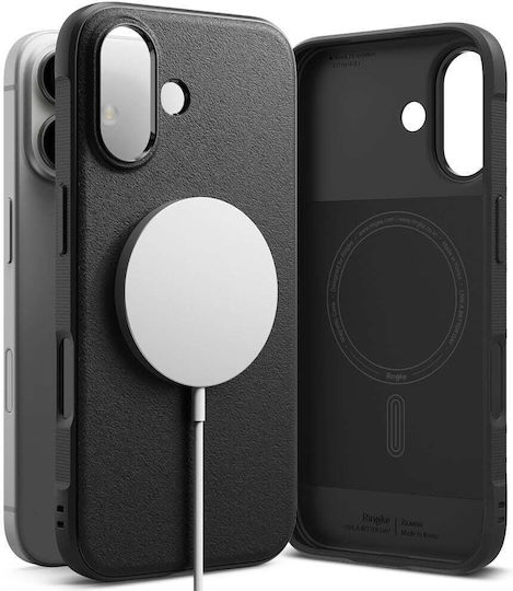 Ringke Onyx Magsafe Back Cover Tempered Glass Black (iPhone 16 Plus)