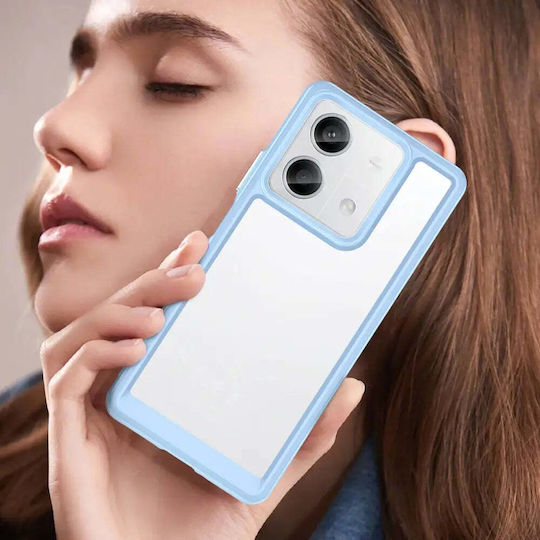 Hurtel Back Cover Plastic cu Curea Albastru (Redmi Note 13 Pro+)
