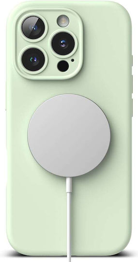 Ringke Silicone Magnetic Back Cover Silicone Green (iPhone 16 Pro Max)