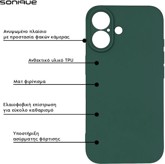 My Colors Sonique Silicone Case for Xiaomi Redmi 13 4G Poco M6 4G Dark Green