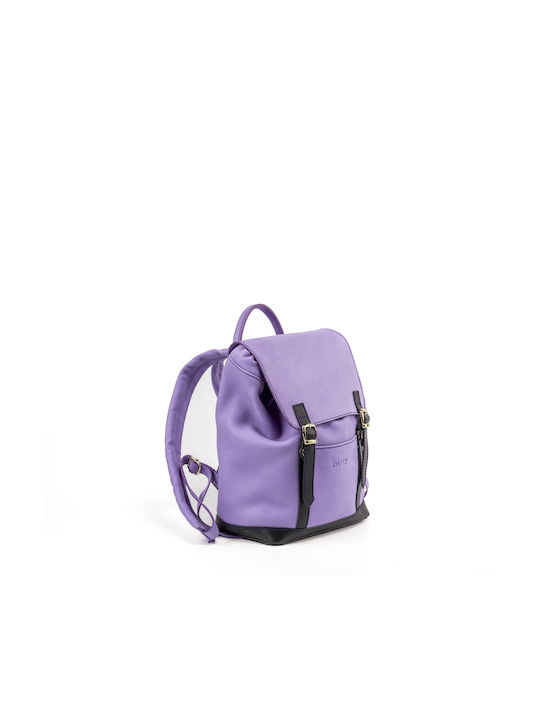 The Dust Company Leder Damen Tasche Rucksack Flieder