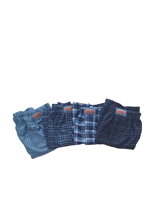 Pegasus 160612 Men's Boxer Blue Checkered