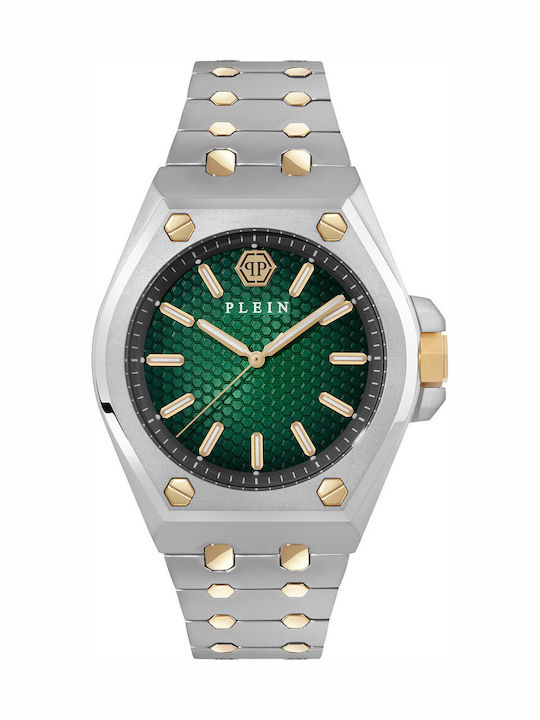 Philipp Plein Uhr Batterie mit Metallarmband Philipp Plein Uhr Batterie mit Metallarmband