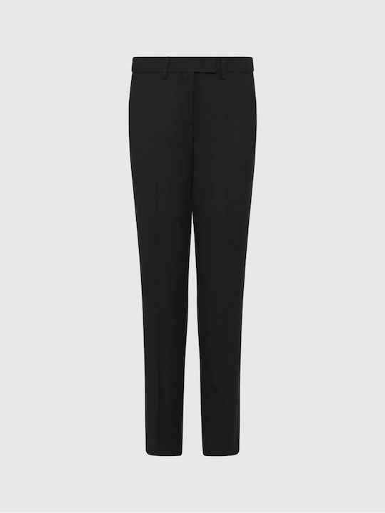 Women's Fabric Trousers Black