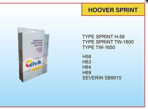 Hoover Staubsaugerbeutel 4Stück Kompatibel mit Staubsauger Hoover