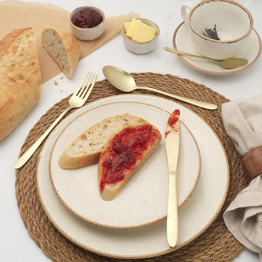 Saray Home Slimmy Set de Tacâmuri Inoxidabil Auriu 24buc