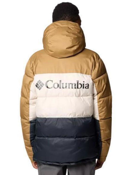 Columbia Slope Geacă pentru bărbați Brown, White, Black