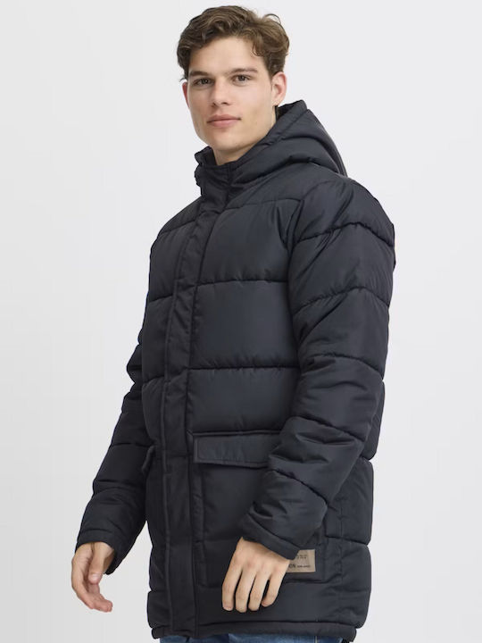 Geacă Puffer de Iarnă Negru