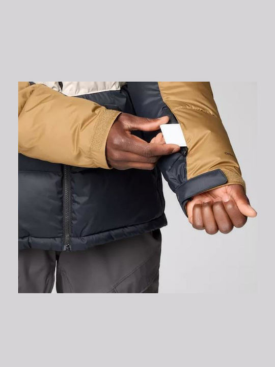 Slope Χειμωνιάτικο Μπουφάν Puffer Brown, White, Black