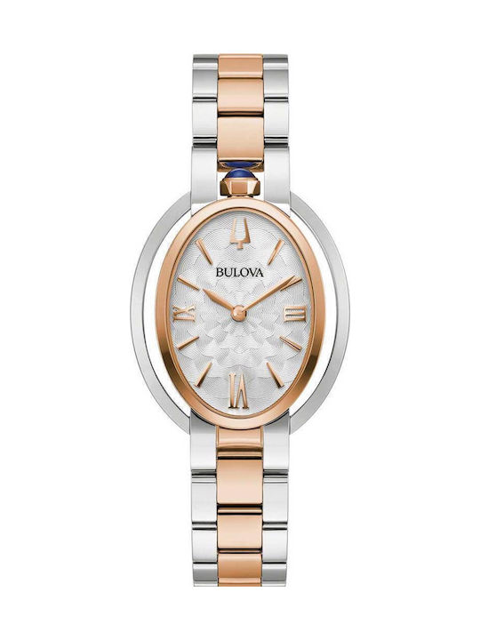 Bulova Ρολόι Μπαταρίας με Μεταλλικό Μπρασελέ Bulova Ρολόι Μπαταρίας με Μεταλλικό Μπρασελέ