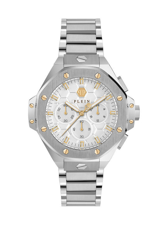 Philipp Plein Chrono Royal Watch with Battery Mechanism Philipp Plein Chrono Royal Watch with Battery Mechanism