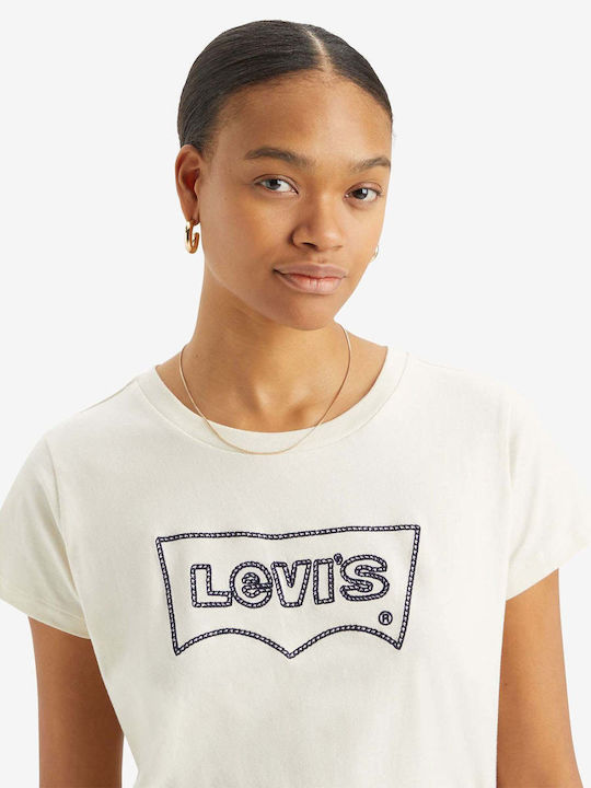 Levi's Γυναικείο T-shirt Μπεζ