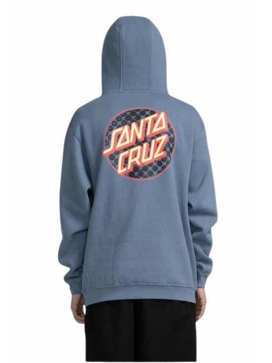 Santa Cruz Men's Sweatshirt with Hood Blue