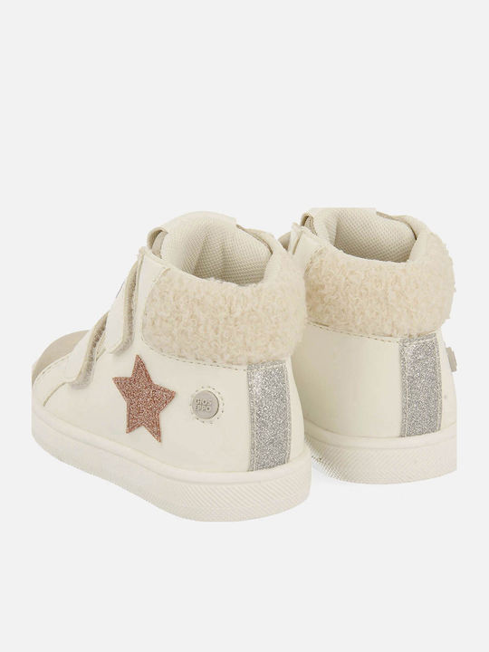 Kids Sneakers High with Scratch White