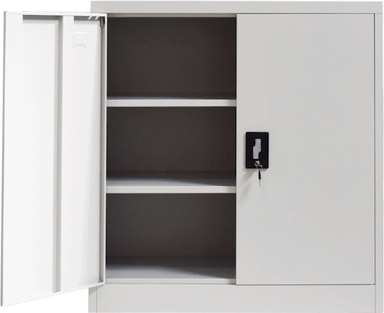 Двукрилен гардероб Armon Метал с 2 рафтове 90x45x90бр