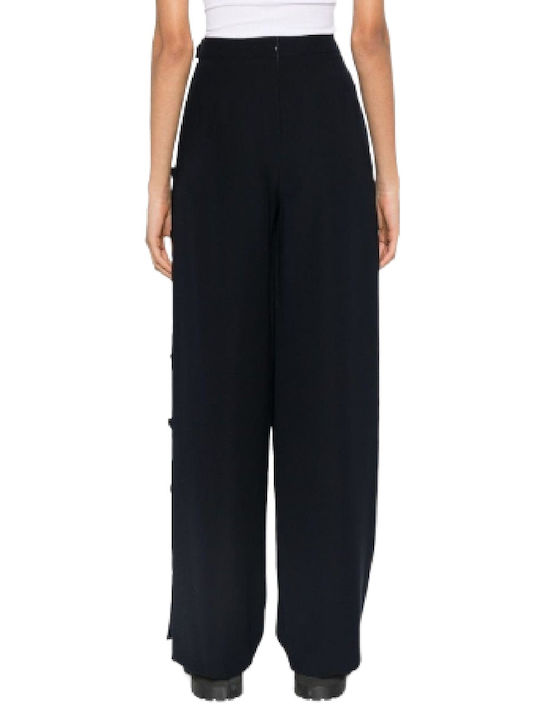 Emporio Armani Women's Fabric Trousers Black