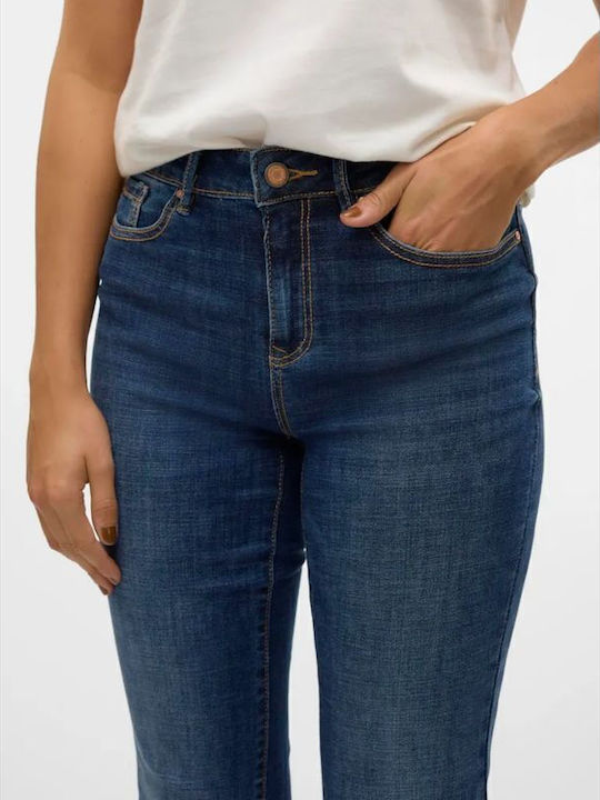Γυναικείο Jean Παντελόνι σε Ίσια Γραμμή Dark Blue