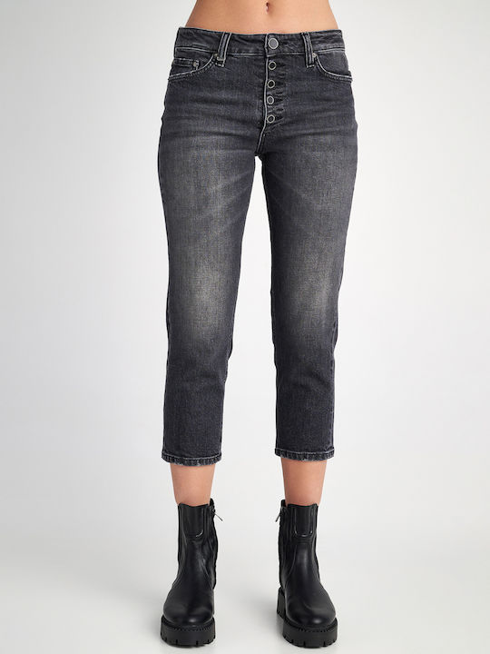 Staff Women's Jean Trousers in Carrot Fit Black