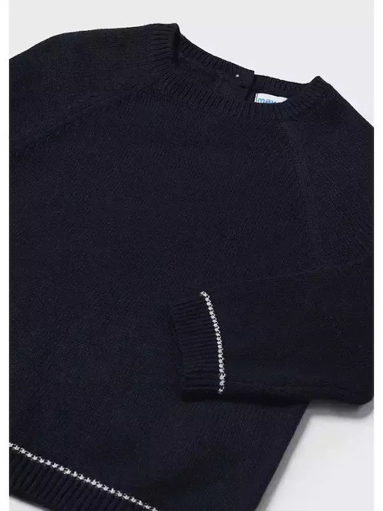 Mayoral Children's Polo Long Sleeve navy blue