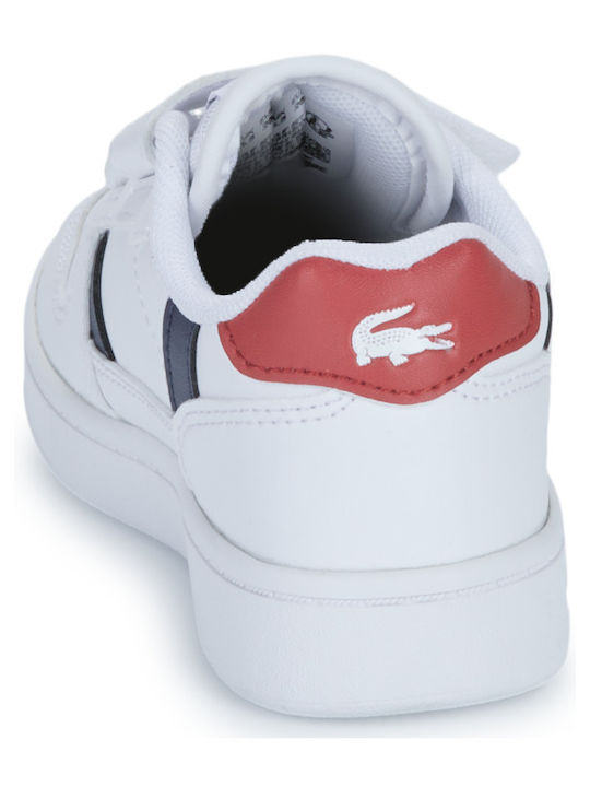 T-clip Kids Sneakers with Scratch White