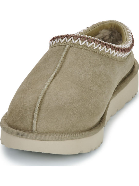 Tasman Winter Women's Slippers with Fur Brown