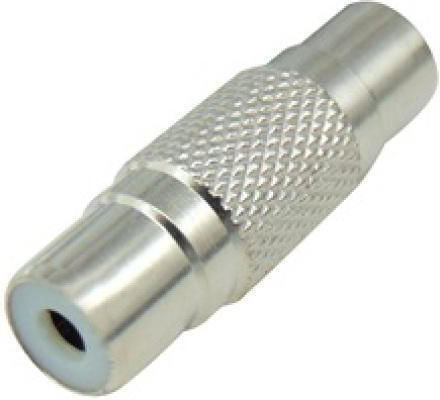 Μετατροπέας RCA female σε RCA female Ασημί 10τμχ 01.099.0150