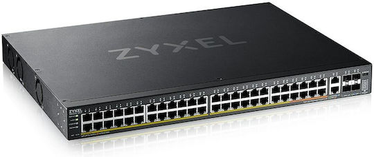 Zyxel XGS2220-54FP-EU0101F Managed L3 PoE+ Switch με 48 Θύρες Gigabit (1Gbps) Ethernet και 4 SFP Θύρες