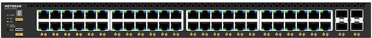 NetGear GSM4352 v1 Managed L2 PoE+ Switch with 48 Gigabit (1Gbps) Ethernet Ports and 4 SFP Ports