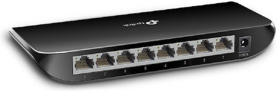 TP-LINK TL-SG1008D v11 Unverwaltet L2 Switch mit 8 Ports Gigabit (1Gbps) Ethernet