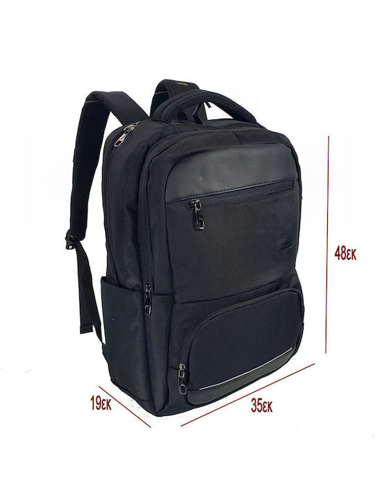 RCM Waterproof Backpack Backpack for 15" Laptop Black 9005-BLACK