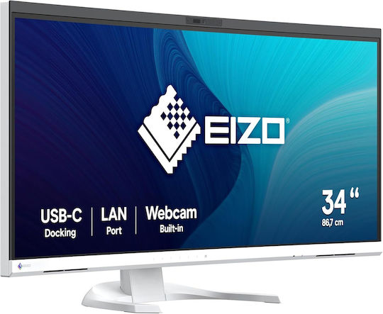 Eizo FlexScan EV3450XC-WT Ultrawide HDR Curved Monitor 34.1" QHD 3440x1440 Λευκό