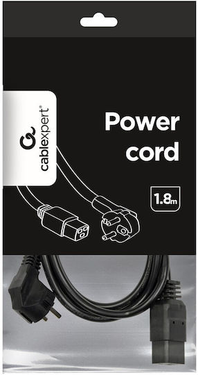 Cablexpert Schuko - IEC C19 Cable 1.8m Black (PC-186-C19)