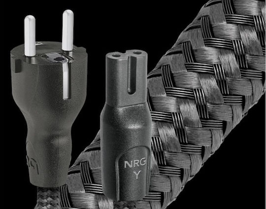Audioquest NRG-Y2 Schuko - IEC C7 Cable 2m Μαύρο