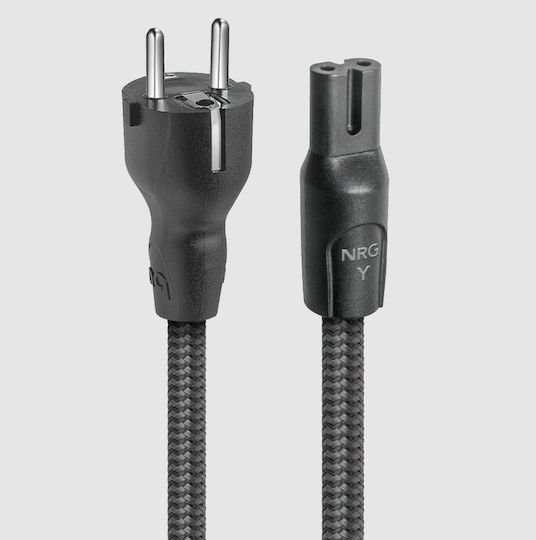 Audioquest NRG-Y2 Schuko - IEC C7 Cable 2m Μαύρο