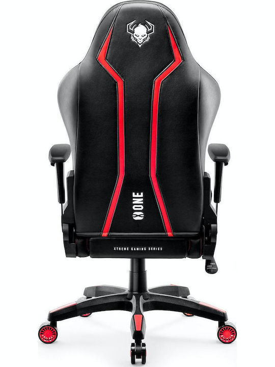 Diablo X-One 2.0 Normal Size Καρέκλα Gaming Δερματίνης με Ρυθμιζόμενα Μπράτσα Black / Red