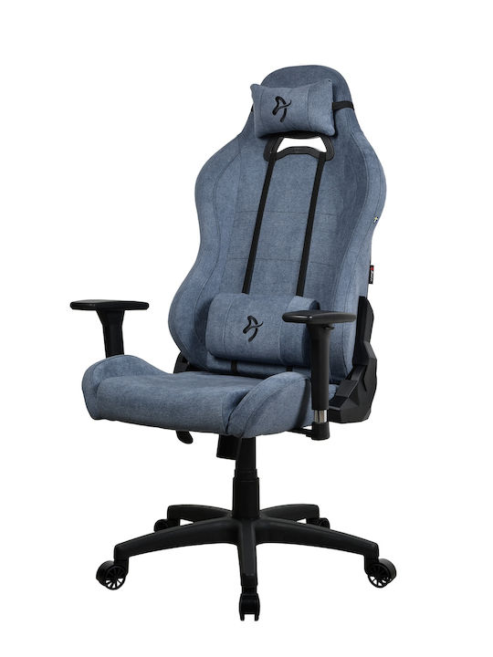Arozzi Torretta Soft Fabric V2 Υφασμάτινη Καρέκλα Gaming με Ρυθμιζόμενα Μπράτσα Blue