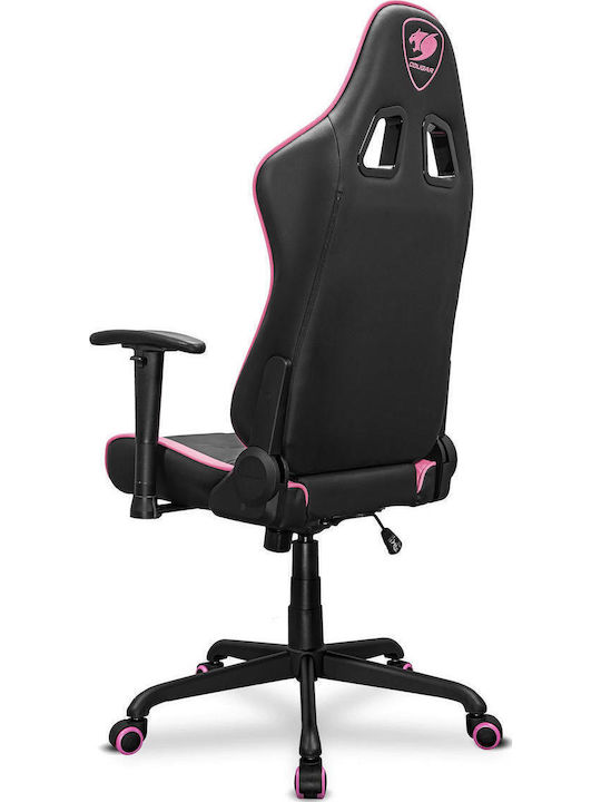 Cougar Armor Elite Καρέκλα Gaming Δερματίνης με Ρυθμιζόμενα Μπράτσα Ροζ