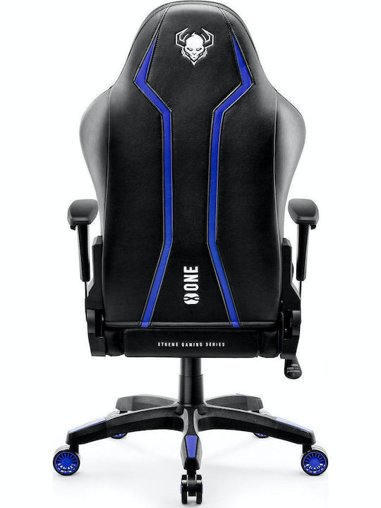 Diablo X-One 2.0 Normal Size Καρέκλα Gaming Δερματίνης με Ρυθμιζόμενα Μπράτσα Μαύρο / Μπλε
