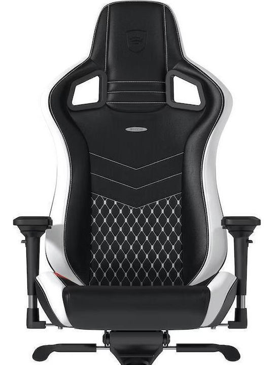 Noblechairs Epic Δερμάτινη Καρέκλα Gaming με Ρυθμιζόμενα Μπράτσα Black/White/Red