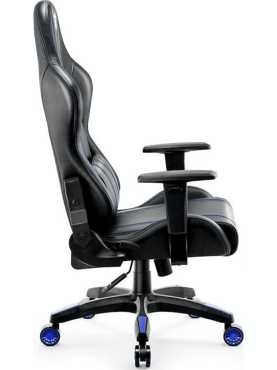 Diablo X-One 2.0 Normal Size Καρέκλα Gaming Δερματίνης με Ρυθμιζόμενα Μπράτσα Μαύρο / Μπλε