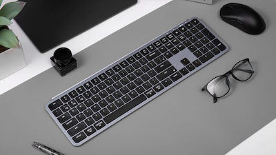 Keychron B6 Pro ΖΜΚ Wireless Gaming Keyboard (English US) Space Gray (B6P-K1)