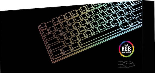 Sharkoon PureWriter TKL RGB Gaming Mechanische Tastatur Tenkeyless mit Kailh Blau Schaltern und RGB-Beleuchtung (Englisch US)