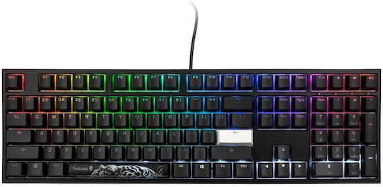 Ducky One 2 Gaming Μηχανικό Πληκτρολόγιο με Cherry MX Red διακόπτες και RGB φωτισμό (Αγγλικό US)