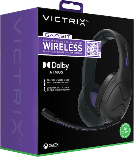 PDP Victrix Gambit Безжични Надушници Гейминг Слушалки с Bluetooth Свързаност за XBOX