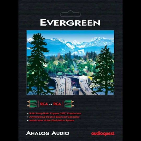 Audioquest Evergreen Cable RCA Мъжки - RCA Мъжки 1м