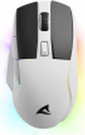 Sharkoon SGM50W Ασύρματο RGB Gaming Ποντίκι 6400 DPI Λευκό